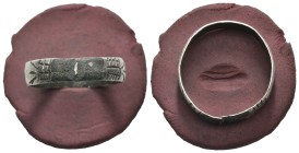 Silver 2.00 gram Diameter 21 mm
ANCIENT ISLAMIC SILVER RING