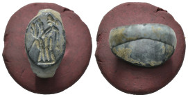 Bronze 3.00 gram Diameter 19 mm
ANCIENT ROMAN BRONZE RING.(3rd–4th centuries).Ae.
