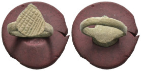 Bronze 3.60 gram Diameter 22 mm
ANCIENT ROMAN BRONZE RING.(3rd–4th centuries).Ae.