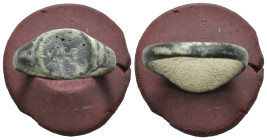 Bronze 2.73 gram Diameter 22 mm
ANCIENT ROMAN BRONZE RING.(3rd–4th centuries).Ae.
