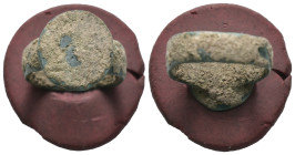 Bronze 4.89 gram Diameter 22 mm
ANCIENT ROMAN BRONZE RING.(3rd–4th centuries).Ae.