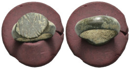 Bronze 5.11 gram Diameter 19 mm
ANCIENT ROMAN BRONZE RING.(3rd–4th centuries).Ae.