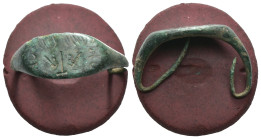 Bronze 3.60 gram Diameter 26 mm
ANCIENT RING (century ?)