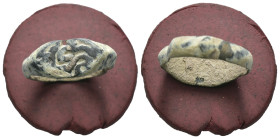 Bronze 2.40 gram Diameter 20 mm
ANCIENT ROMAN BRONZE RING.(3rd–4th centuries).Ae.