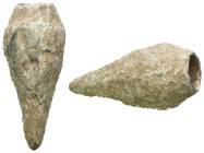 Weight 22.26 gr - Diameter 35 mm Pilgrim's Holy Water Ampulla with inscription on, 10th-14th century AD. A lead-alloy ampulla with tapering body, flar...