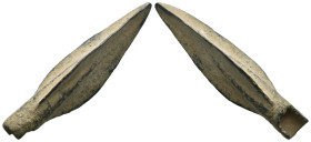 Weight 4.84 gr - Diameter 42 mm Ancient Bronze Arrowhead. SOLD AS SEEN.