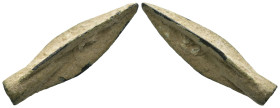 Weight 2.83 gr - Diameter 35 mm Ancient Bronze Arrowhead. SOLD AS SEEN.