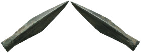 Weight 5.47 gr - Diameter 49 mm Ancient Bronze Arrowhead. SOLD AS SEEN.
