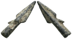 Weight 2.89 gr - Diameter 32 mm Ancient Bronze Arrowhead. SOLD AS SEEN.