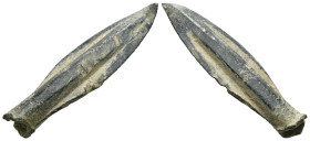 Weight 4.16 gr - Diameter 35 mm Ancient Bronze Arrowhead. SOLD AS SEEN.