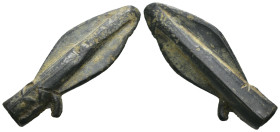 Weight 5.82 gr - Diameter 37 mm Ancient Bronze Arrowhead. SOLD AS SEEN.