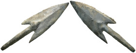 Weight 14.86 gr - Diameter 69 mm Ancient Bronze Arrowhead. SOLD AS SEEN.