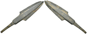 Weight 9.33 gr - Diameter 84 mm Ancient Bronze Arrowhead. SOLD AS SEEN.