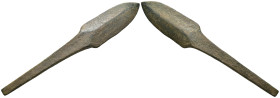 Weight 13.31 gr - Diameter 81 mm Ancient Bronze Arrowhead. SOLD AS SEEN.