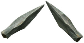 Weight 2.10 gr - Diameter 34 mm Ancient Bronze Arrowhead. SOLD AS SEEN.