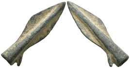 Weight 5.07 gr - Diameter 40 mm Ancient Bronze Arrowhead. SOLD AS SEEN.