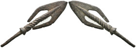 Weight 11.85 gr - Diameter 78 mm

Ancient Bronze Hunting arrow century 8-10