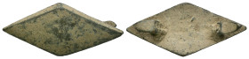 Weight 4.83 gr - Diameter 32 mm

ROMAN BRONZE MILITARY BUCKLE.(1st-2nd century).Ae.