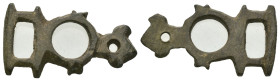 Weight 4.14 gr - Diameter 30 mm

ROMAN BRONZE BELT BUCKLE.(1st-2nd century).Ae.