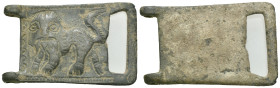Weight 17.78 gr - Diameter 46 mm

ROMAN BRONZE MILITARY BUCKLE.(1st-2nd century).Ae.