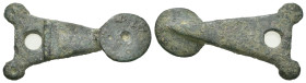 Weight 6.80 gr - Diameter 38 mm

ROMAN BRONZE BELT BUCKLE.(1st-2nd century).Ae.