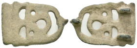 Weight 8.62 gr - Diameter 34 mm

ROMAN BRONZE BELT BUCKLE.(1st-2nd century).Ae.
