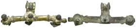 Weight 12.62 gr - Diameter 57 mm Ancient bronze belt buckle. SOLD AS SEEN.