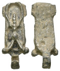 Weight 1.79 gr - Diameter 24 mm Ancient bronze belt buckle. SOLD AS SEEN.