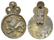Weight 1.32 gr - Diameter 25 mm Ancient bronze belt buckle. SOLD AS SEEN.