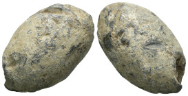 Weight 30.09 gr - Diameter 28 mm Whistling Sling Bullets Were GREEK Troops. SOLD AS SEEN.