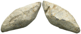 Weight 38.24 gr - Diameter 39 mm Whistling Sling Bullets Were GREEK Troops. SOLD AS SEEN.