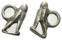 Silver, Weight 1.24 gr - Diameter 14 mm
ANCIENT ROMAN SILVER EAGLE STATUETTE.(1st-2nd century).Ae.
