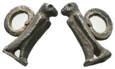 Silver, Weight 1.96 gr - Diameter 15 mm
ANCIENT ROMAN SILVER EAGLE STATUETTE.(1st-2nd century).Ae.