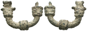 Weight 11.06 gr - Diameter 33 mm
GREEK BRONZE FIBULA.(4th-3th Century BC).Ae.