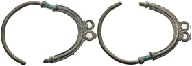 Weight 10.95 gr - Diameter 65 mm
Ancient Bronze Fibula. SOLD AS SEEN.
