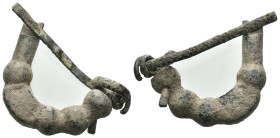 Weight 30.80 gr - Diameter 33 mm

GREEK BRONZE FIBULA.(4th-3th Century BC).Ae.