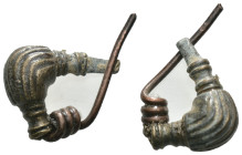 Weight 4.27 gr - Diameter 25 mm
Roman Ancient Bronze Fibula. SOLD AS SEEN.