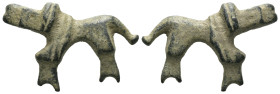 Weight 5.55 gr - Diameter 30 mm
Ancient Islamic Bronze Fibula. SOLD AS SEEN.