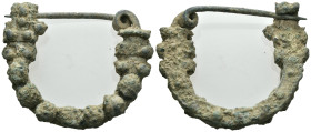 Weight 20.62 gr - Diameter 45 mm
GREEK BRONZE FIBULA.(4th-3th Century BC).Ae.