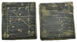 Bronze ancient weight, Weight 4.29 gr - Diameter 13 mm. SOLD AS SEEN.