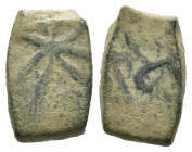 Bronze ancient weight, Weight 1.49 gr - Diameter 11 mm. SOLD AS SEEN.