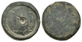 Bronze ancient weight, Weight 4.41 gr - Diameter 16 mm. SOLD AS SEEN.