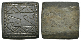 Bronze ancient weight, Weight 3.00 gr - Diameter 14 mm. SOLD AS SEEN.