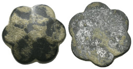 Bronze ancient weight, Weight 5.64 gr - Diameter 17 mm. SOLD AS SEEN.