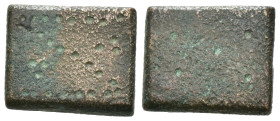 Bronze ancient weight, Weight 4.17 gr - Diameter 15 mm. SOLD AS SEEN.