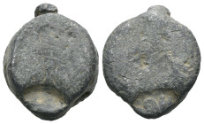 Seal, Weight 9.34 gr - Diameter 20 mm.
ISLAMIC LEAD SEAL