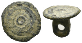 Seal, Weight 3.29 gr - Diameter 17 mm.
ANCIENT BRONZE SEAL