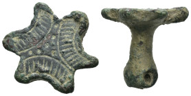 Seal, Weight 8.58 gr - Diameter 19 mm.
Bronze Crusarder Seal