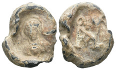 Seal, Weight 6.65 gr - Diameter 19 mm. SOLD AS SEEN.