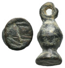 Seal, Weight 3.50 gr - Diameter 18 mm.

ANCIENT BRONZE SEAL